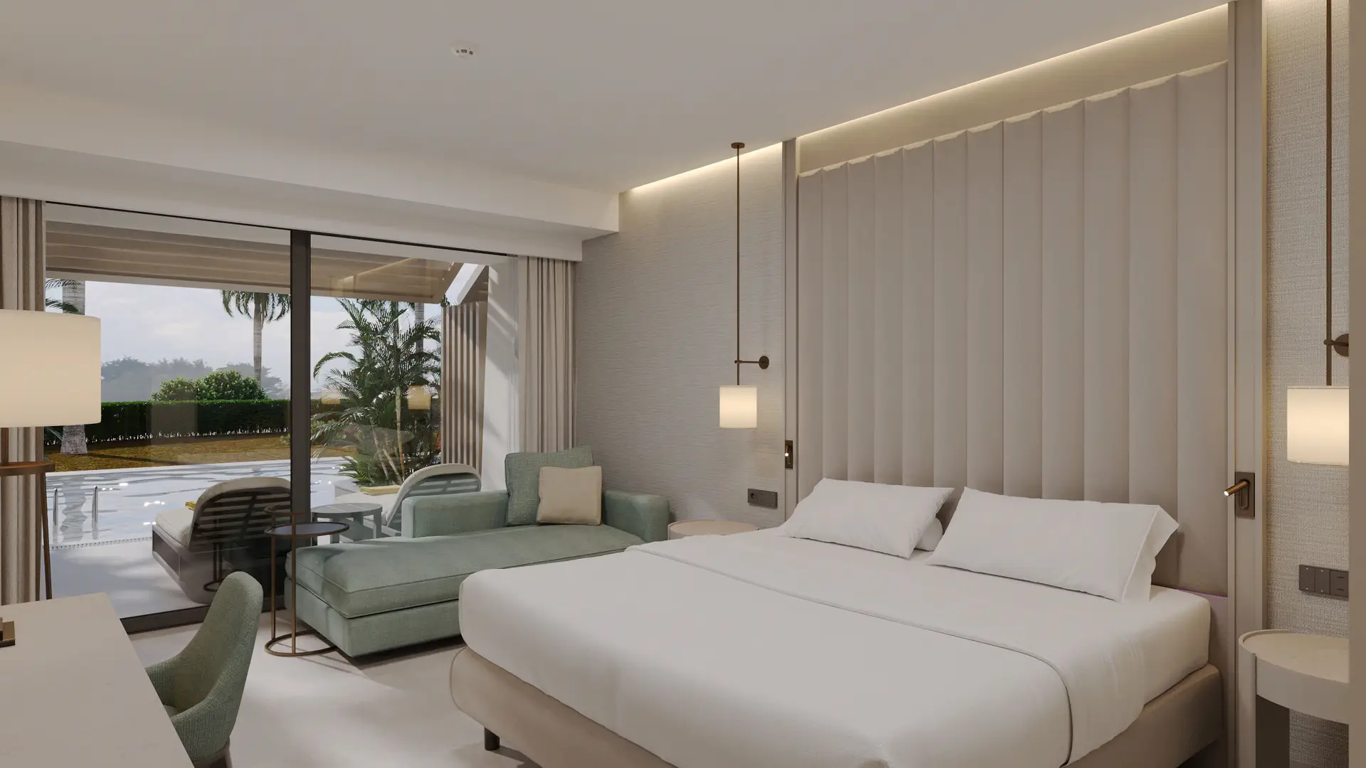 main building deluxe swim up room (garden view) 3