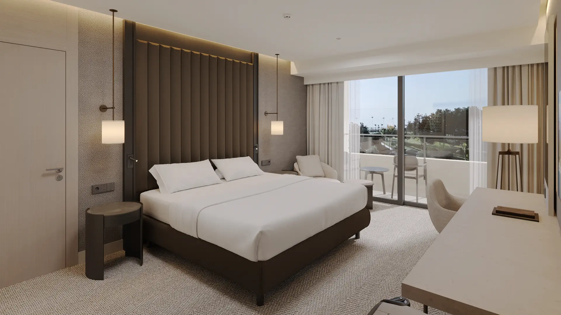 park building deluxe mirage suit room (sea view)